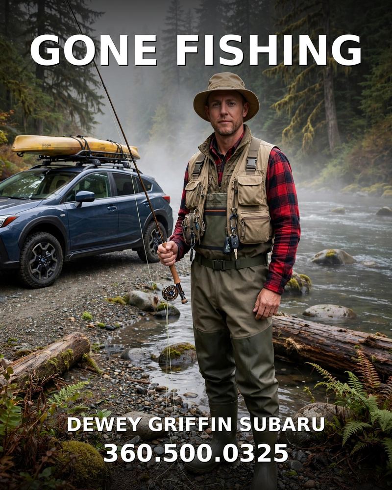 Fly fishing in a PNW river